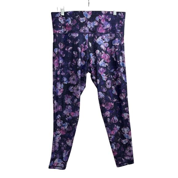 NWT Athleta Salutation Stash Pocket II Printed Tight Leggings Women’s Plus Sz 1X - Picture 3 of 7